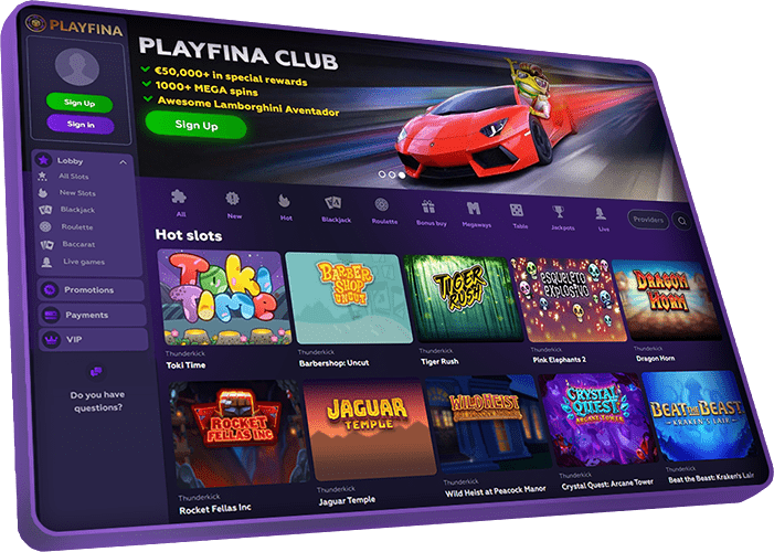 playfina casino mobile version